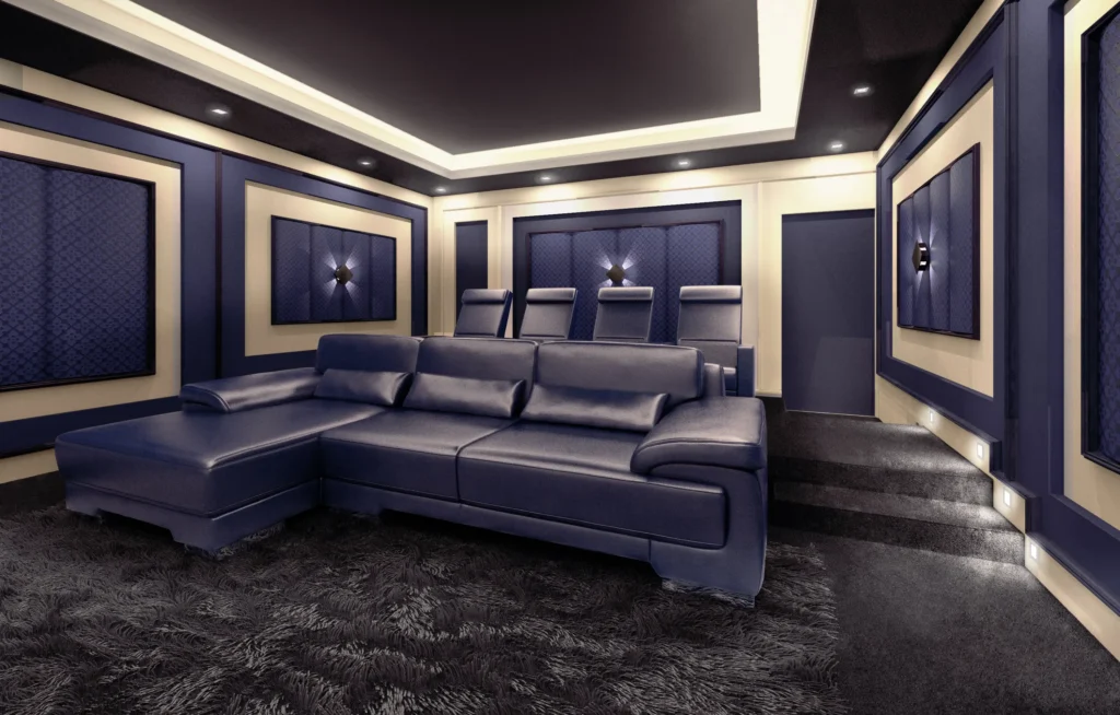 Acoustic Panels in a Home Theater