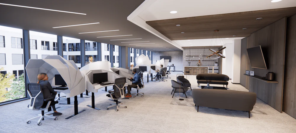 Acoustic Panels in a Modern Office