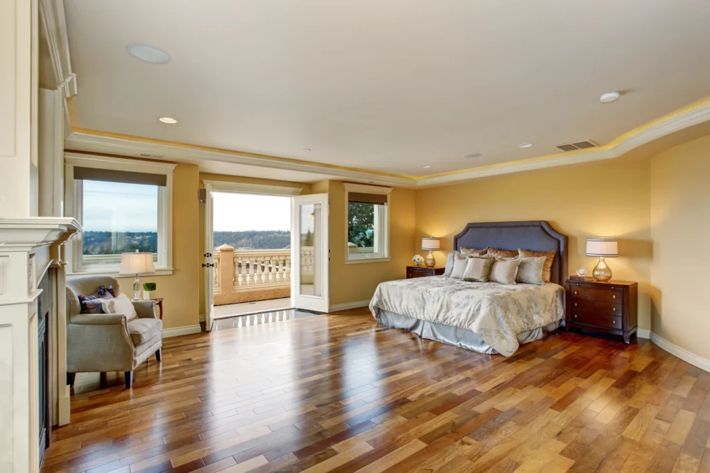 Brazilian Walnut Parquet in a Living Room