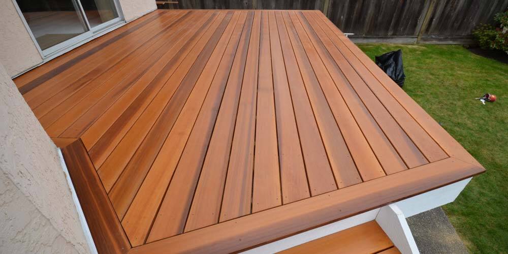Cedar Wood Deck