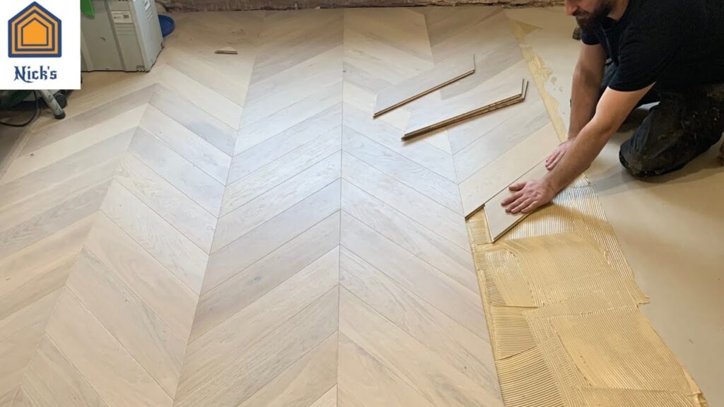 Chevron Parquet Installation