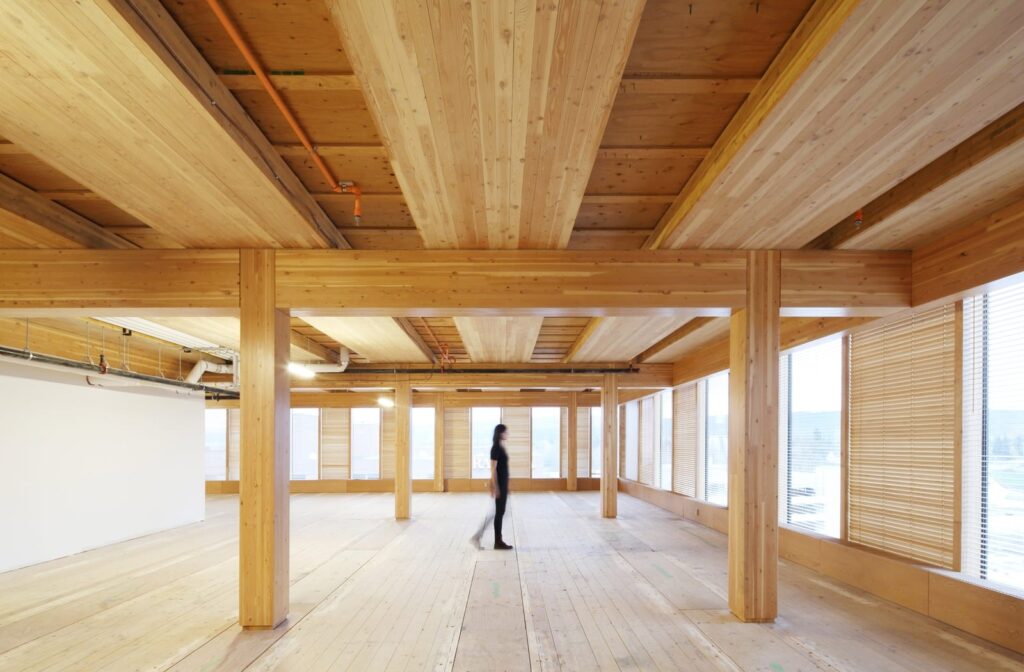 Installation of Timber Beams