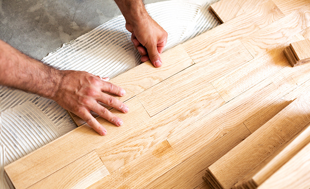 Installing Engineered Wood Parquet