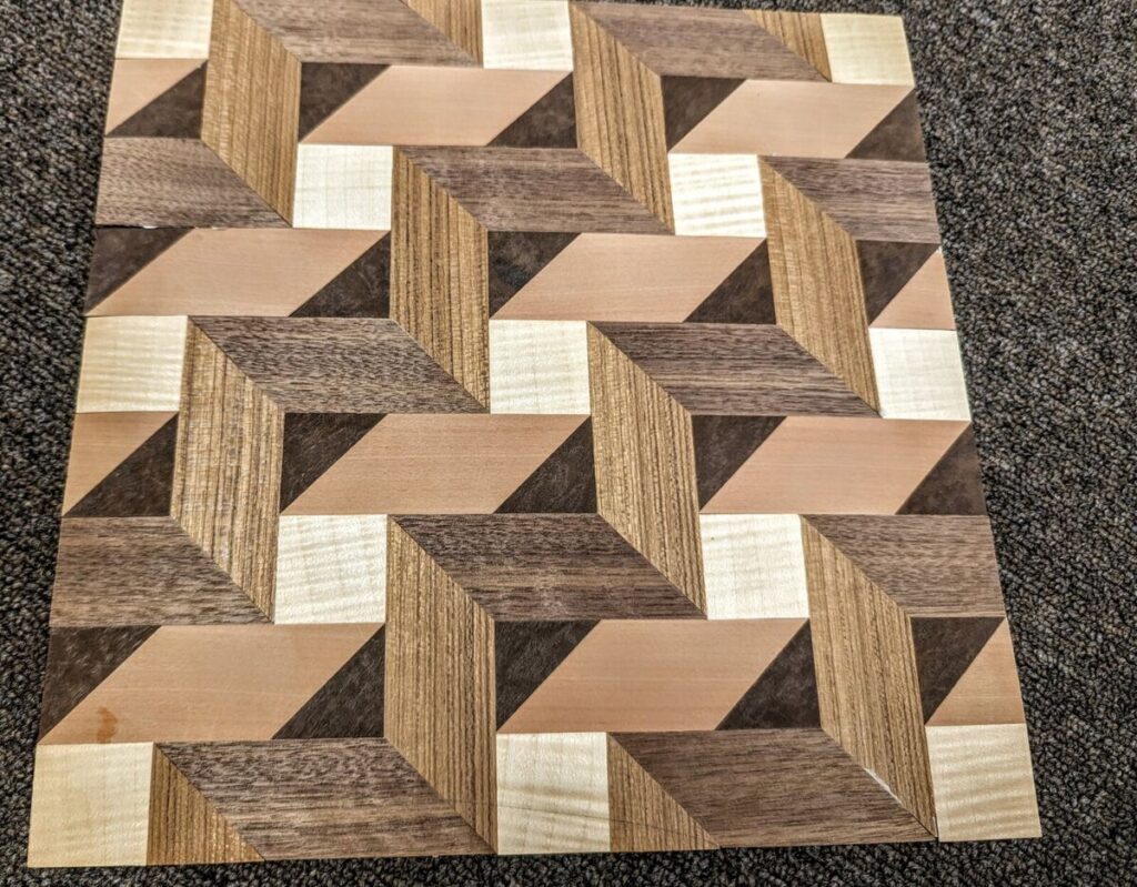 Marquetry veneer