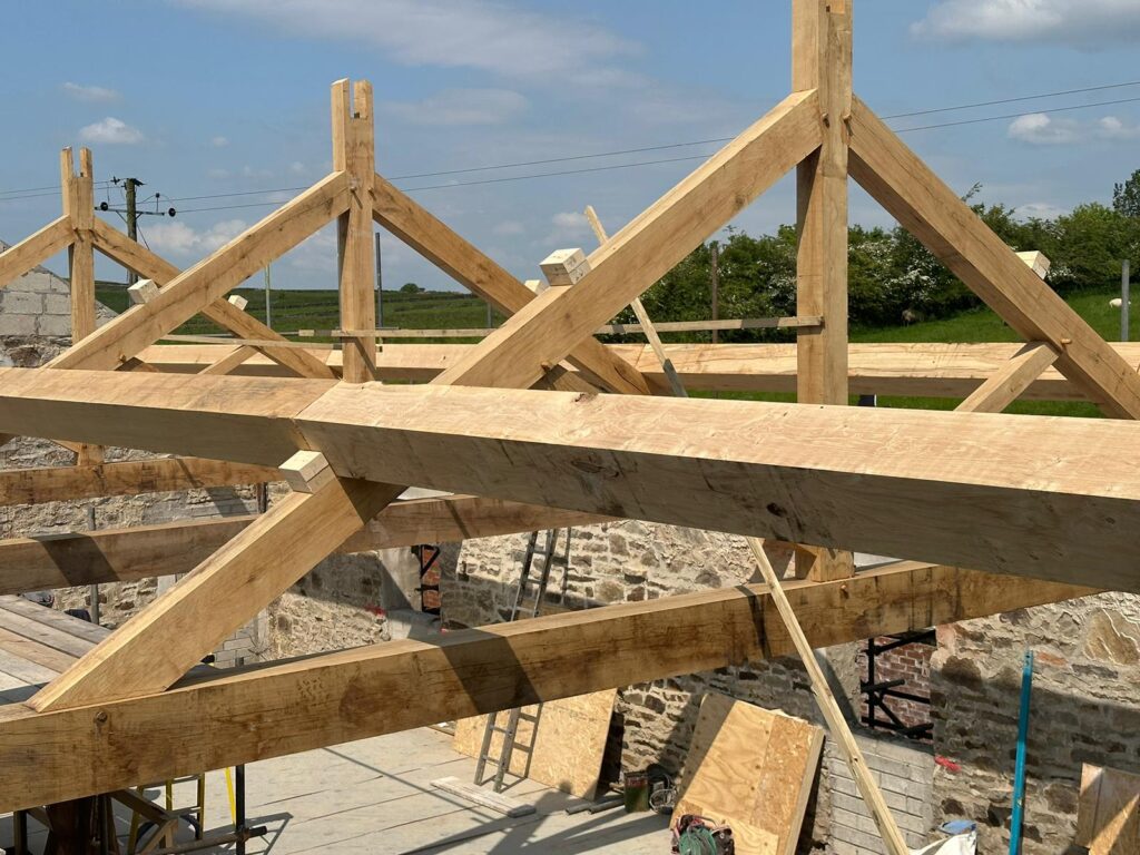 Oak Wood in Construction