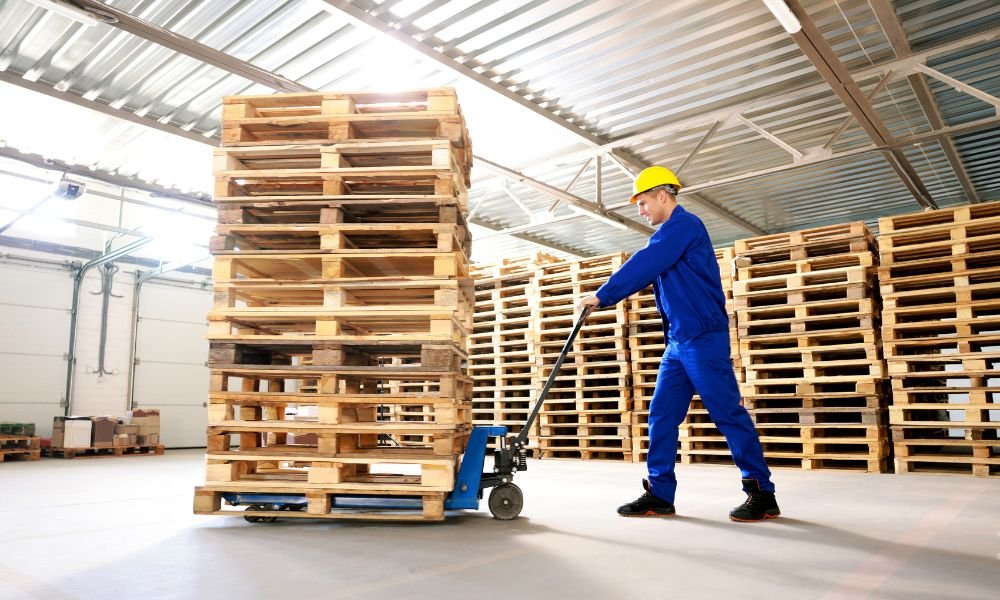 Pallet in Warehouse