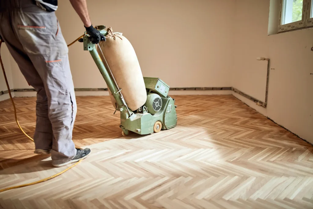 Pine Parquet Installation