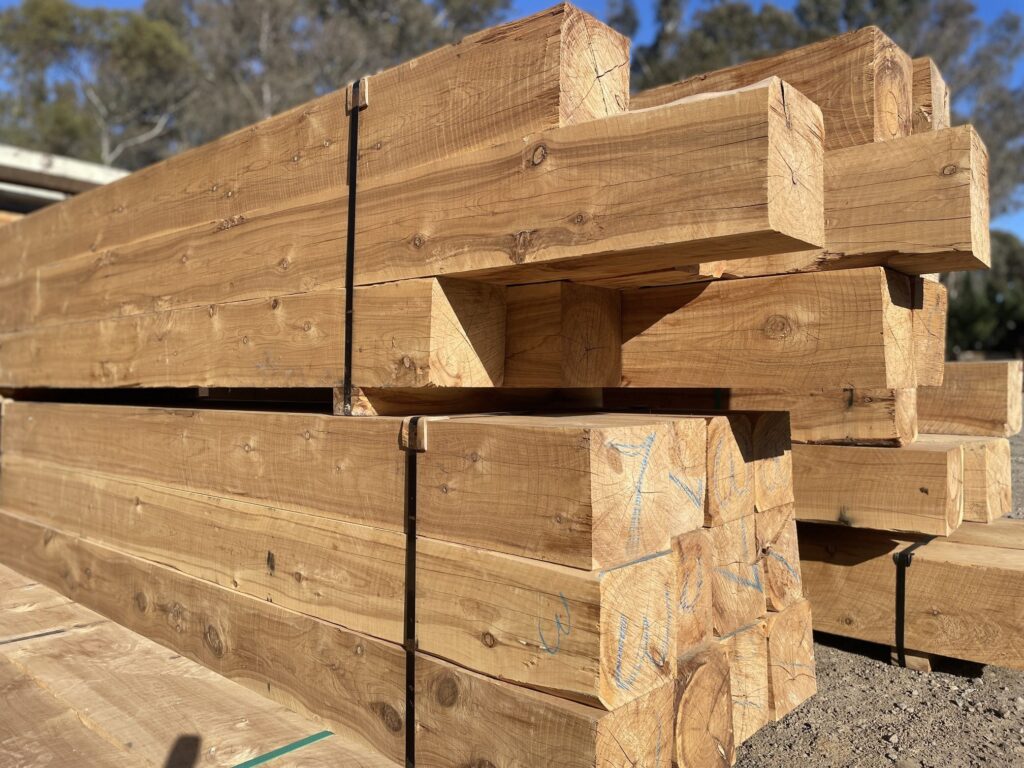 Rough sawn timber