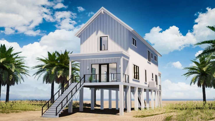 coastal retreat board and batten