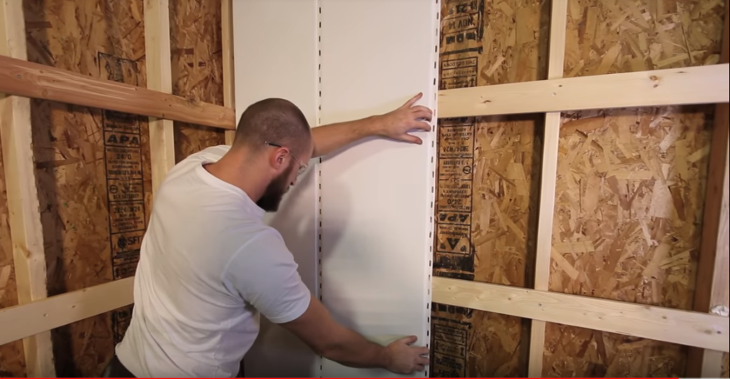 wall paneling installation